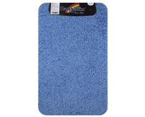 САНАКС 10327 Коврик в ванную SHAGGY ECO одинарный, ГОЛУБОЙ 50 х 80 см, 100% полиэстер, ворс 20 мм