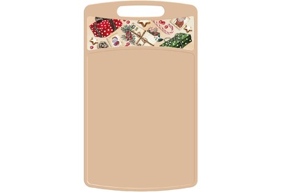 HOMVER Bergamo Игрушки прямоугольная 260x155x3,5мм с декором (бежевый) 223138627/10