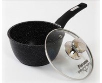 МЕЧТА 82802 Гранит black 1,7л несъемная ручка стеклянная крышка