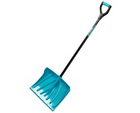 PALISAD Лопата для уборки снега пластиковая Luxe,460 х 335 х 1300 мм, металлопластиковый черенок 615915