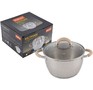 MALLONY Кастрюля Fortuna, объем 3,3 л, из нерж стали с крышкой (007219)