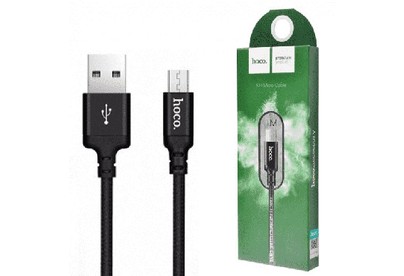 HOCO (6957531062844) X14 USB (m)microUSB (m) 1.0м  черный