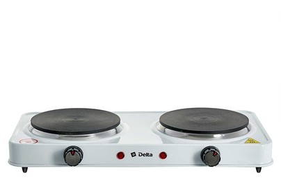 DELTA D706 двухконфорочная диск белая (5)
