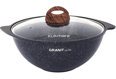 KUKMARA кгг47а а/пр литой 4,5л д/плова стекл/кр Granit ultra blue
