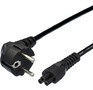 GOPOWER (0000024056) кабель питания евровилка CEE 7/7IEC 320 C5 1.8м ПВХ 0.75мм черный (1/10/160)