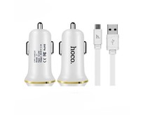 HOCO (6957531040194) Z1 2USB 2.1A MicroUSB белый HOCO (6957531040194) Z1 2USB 2.1A MicroUSB белый