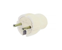 SMARTBUY (SBE10P04w) Вилка прямая без заземления белая 10А 250В SMARTBUY (SBE10P04w) Вилка прямая без заземления белая 10А 250В