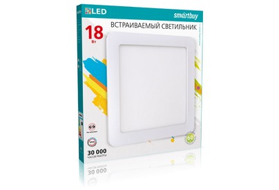 SMARTBUY (SBLDLSq184K) 18w/4000K