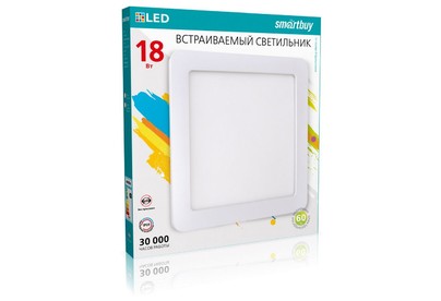 SMARTBUY (SBLDLSq1865K) 18w/6500K