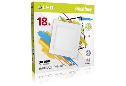 SMARTBUY (SBLSqSDL1865K) 18w/6500K