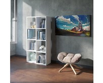 МЕБЕЛЬКОМПЛЕКС Стеллаж исп. 3 Белый РЕ (1 кор)