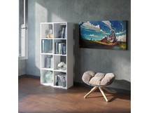 МЕБЕЛЬКОМПЛЕКС Стеллаж исп. 3 Белый РЕ (1 кор)