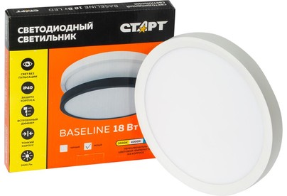 СТАРТ (19458) CC 18W Baseline 27006500K WH  20 белый