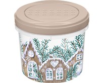 HOMVER Asti Hовый год с завинчивающейся крышкой 0,7л с декором (бежевый) 222107027/03