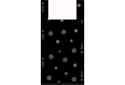 АРТПЛАСТ (МАЙ02755) 36+18х60см  Звезды , черный