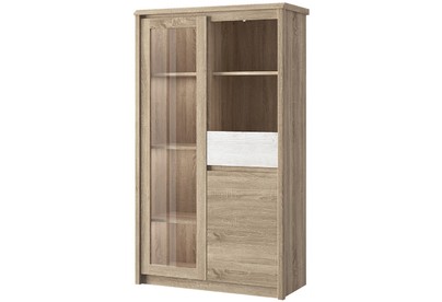 АНРЭКС SOMMA Шкаф с витриной 1V1D1S2N, цвет дуб сонома/сосна каньон (2 уп) АНРЭКС SOMMA Шкаф с витриной 1V1D1S2N, цвет дуб сонома/сосна каньон (2 уп)
