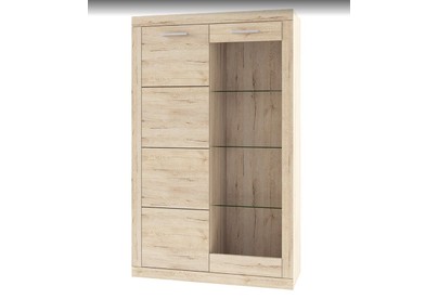 АНРЭКС OSKAR Шкаф комбинированный 1V1D, цвет дуб Санремо (6 уп) АНРЭКС OSKAR Шкаф комбинированный 1V1D, цвет дуб Санремо (6 уп)
