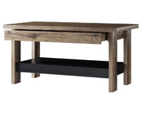 АНРЭКС JAGGER, Стол журнальный, цвет Дуб монастырский /Черный