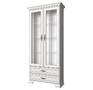 АНРЭКС TIFFANY Шкаф с витриной 2V2S цвет вудлайн кремовый (4 уп.)