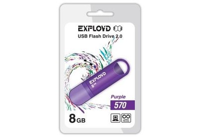 EXPLOYD 8GB 570 пурпурный [EX8GB570Purple]