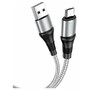 HOCO (6931474734228) X50 USB (m)  microUSB (m) 1.0м  серый