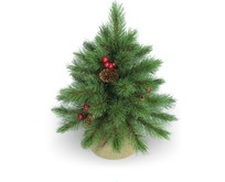 BEATREES Ель Tiffany зеленая с инеем шишками и ягодами 0,45 м 1020645 BEATREES Ель Tiffany зеленая с инеем шишками и ягодами 0,45 м 1020645