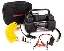 AUTOVIRAZH (AV010999) двухцилиндровый 95 л/мин с цифровым манометром