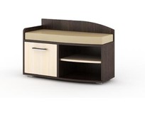 BONMEBEL Виктория 25 Тумба венгедуб молочный/КЗ бежевый (2 кор.)