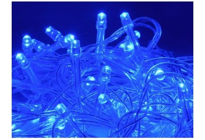 ECOLA N4YB05ELC 220V IP44 Бахрома 5x0.5м 135Led Синий