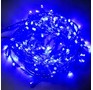 ECOLA N6YB10ELC LED гирлянда 220V IP44 Нить наращиваемая (доп секция) 10м 160Led Синий Blue, прозр.провод с коннекторами синий