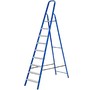 СИБРТЕХ Стремянка, 9 ступеней, стальной профиль, алюминиевые ступени 97959