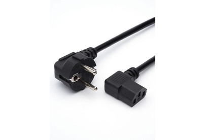 GOPOWER (0000024536) C13 (f) 1.8м ПВХ 0.75мм угловой черный (1/125)