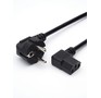 GOPOWER (0000024536) C13 (f) 1.8м ПВХ 0.75мм угловой черный (1/125)