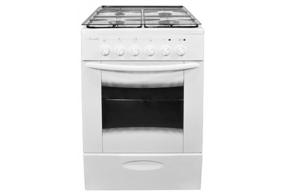 ЛЫСЬВА ЭГ 401 МС2у белый (стеклянная крышка)