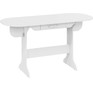 BONMEBEL Стол обеденный Лион белый поры дерева