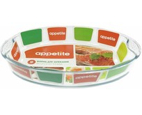 APPETITE PLH9 стекл овал 39x27x6см/3,9л с руч APPETITE PLH9 стекл овал 39x27x6см/3,9л с руч