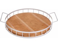 AGNESS ПОДНОС ИЗ ДЕРЕВА С МЕТАЛЛИЧЕСКИМИ РУЧКАМИ 40*35*7СМ ЦВЕТ БЕЖЕВЫЙ ( КОР=8ШТ) 917133 AGNESS ПОДНОС ИЗ ДЕРЕВА С МЕТАЛЛИЧЕСКИМИ РУЧКАМИ 40*35*7СМ ЦВЕТ БЕЖЕВЫЙ ( КОР=8ШТ) 917133