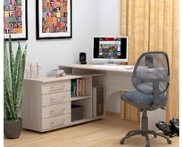 МЕБЕЛЬКОМПЛЕКС Стол компьютерный СКУ15 Шимо Ясень Светлый