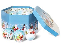 WINTER GLADE Набор ёлочных шаров папьемаше, 14 шт. 7514G080 WINTER GLADE Набор ёлочных шаров папьемаше, 14 шт. 7514G080