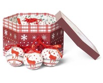 WINTER GLADE Набор ёлочных шаров папьемаше, 14 шт. 7514G189 WINTER GLADE Набор ёлочных шаров папьемаше, 14 шт. 7514G189