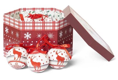 WINTER GLADE Набор ёлочных шаров папьемаше, 14 шт. 7514G189