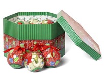 WINTER GLADE Набор ёлочных шаров папьемаше, 14 шт. 7514G219 WINTER GLADE Набор ёлочных шаров папьемаше, 14 шт. 7514G219