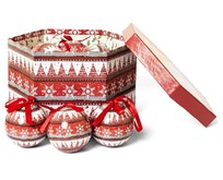 WINTER GLADE Набор ёлочных шаров папьемаше, 14 шт. 7514G227 WINTER GLADE Набор ёлочных шаров папьемаше, 14 шт. 7514G227