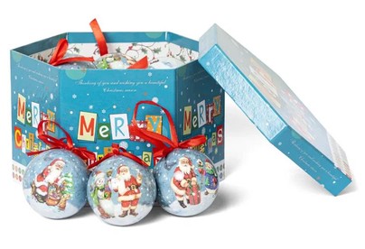 WINTER GLADE Набор ёлочных шаров папьемаше, 14 шт. 7514G238