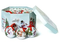 WINTER GLADE Набор ёлочных шаров папьемаше, 14 шт. 7514G273 WINTER GLADE Набор ёлочных шаров папьемаше, 14 шт. 7514G273