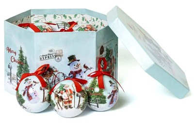 WINTER GLADE Набор ёлочных шаров папьемаше, 14 шт. 7514G273