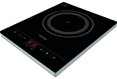 HYUNDAI HYC0111 черный/серебристый закаленное стекло (настольная)