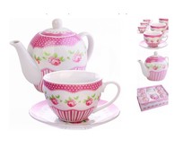 LORAINE 30876 Чайный сервиз 13пр с чайником 1л LR (х4) LORAINE 30876 Чайный сервиз 13пр с чайником 1л LR (х4)