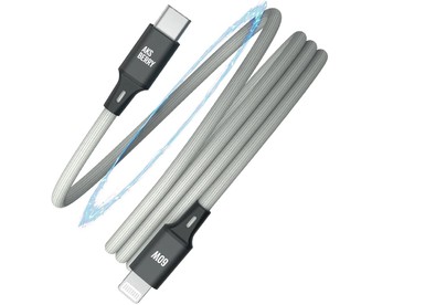 AKSBERRY (6900307880012) X164 Magnetic Type C  Lightning, серый