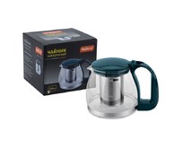 MALLONY Чайник заварочный DECOTTOAS750, объем: 0,75 л, с пластик ручкой, фильтр из нерж стали (910111)